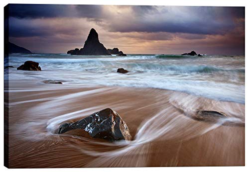 Epic Graffiti 'Port Orford Morning Storm' by Darren White, Canvas Wall Art, 12" x 18" - Image 5