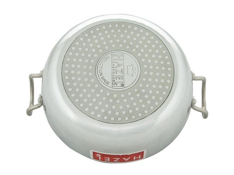 HAZEL 4 mm Aluminium Induction Base Kadai with Handle, 1750 ml - Image 5