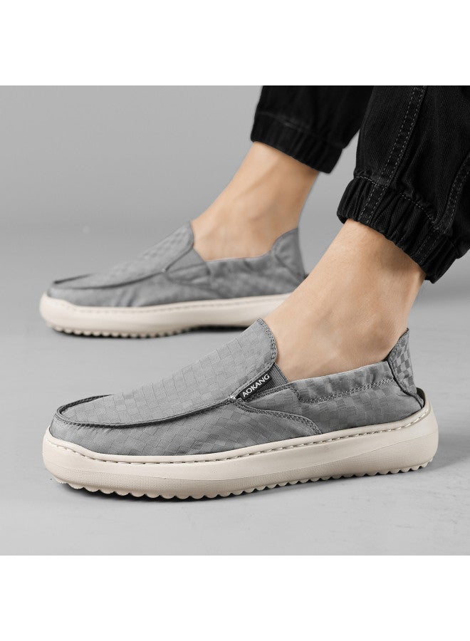 AOKANG Men's Low-top Casual Shoes Solid Color Versatile Lazy Man Casual Men's Shoes - Image 2