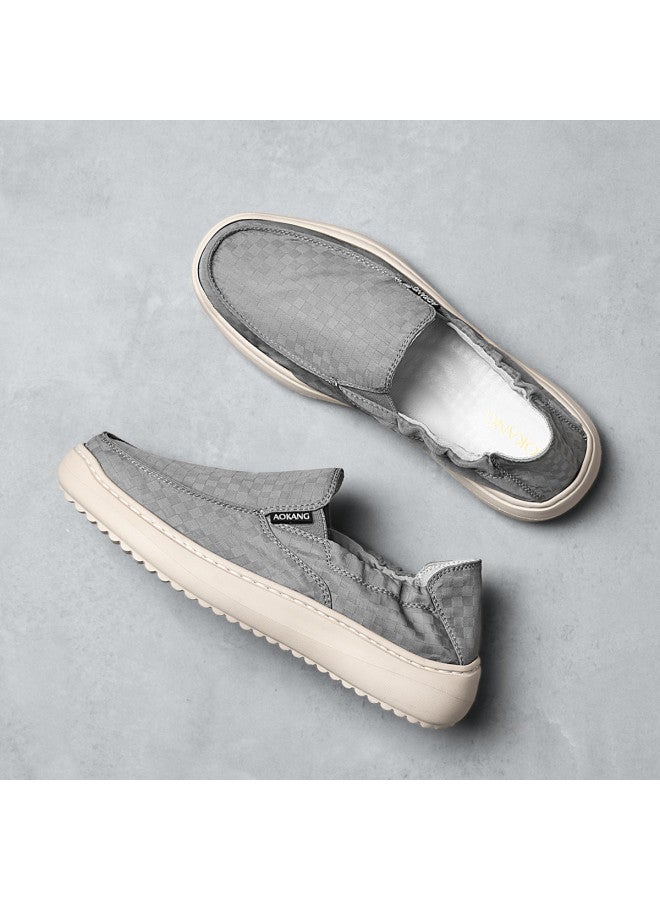 AOKANG Men's Low-top Casual Shoes Solid Color Versatile Lazy Man Casual Men's Shoes - Image 5
