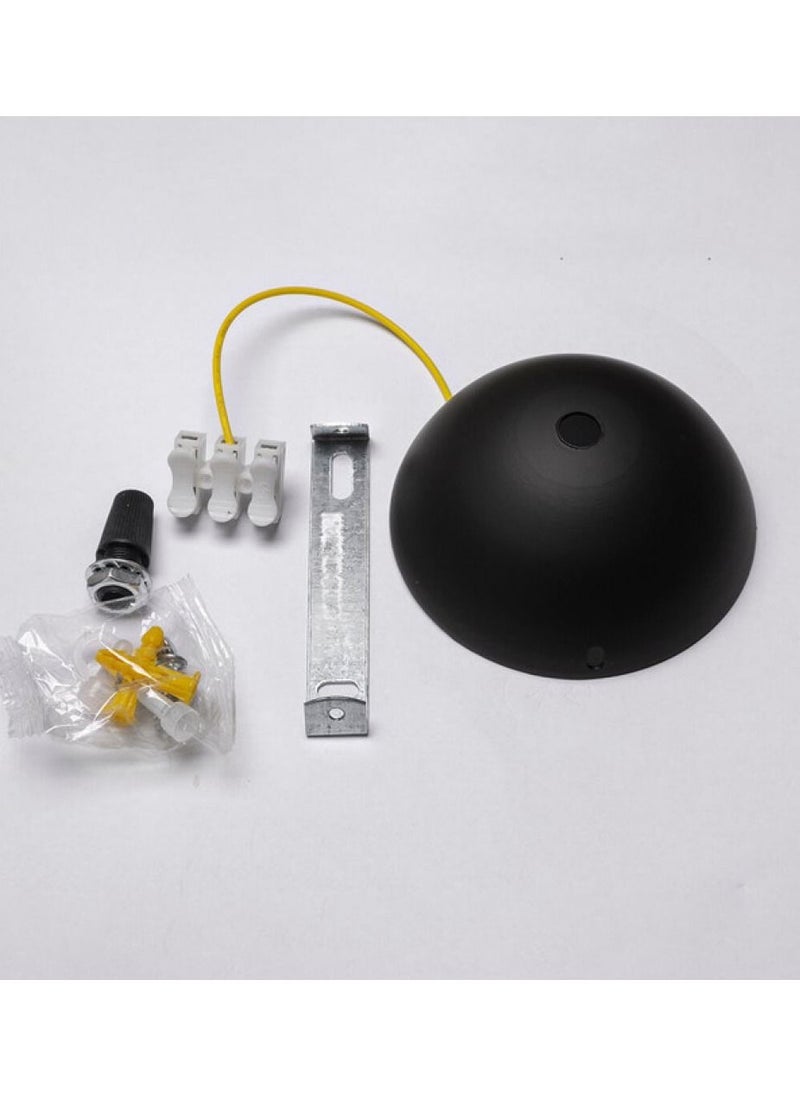 UCANDLE - Suspended ceiling lamp industrial design in black - Image 1