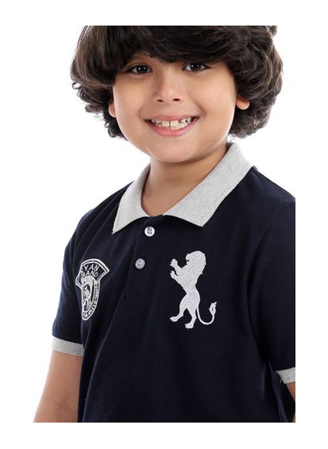 IZOR Boys Polo T-shirt with Print 
