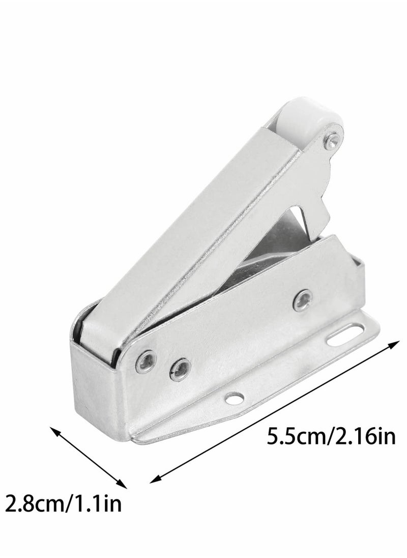 SYOSI - Mini Push Catch Latch Automatic Spring Catch Rebound Self-locking Catch Latch Push to Open Touch Catch Latch with 36pcs Screws for Bedroom Drawer Cabinet Cupboard, 6 Pcs - Image 1