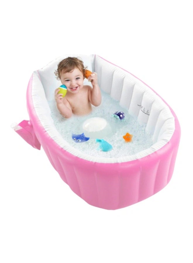 Inflatable Anti-Slip Baby Bathtub, Soft Foldable Travel Bathtub, Large Size Air Bathtub (for ages 0-3 years) - Image 1