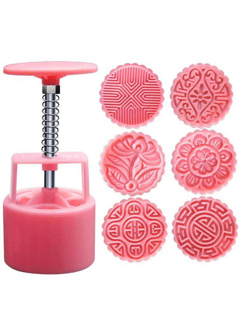 New in Practical and Durable Strong Mooncake Mold Mid-Autumn Festival Hand Press Moon Cake Cutter Molds Set Drop Shipping - Image 1