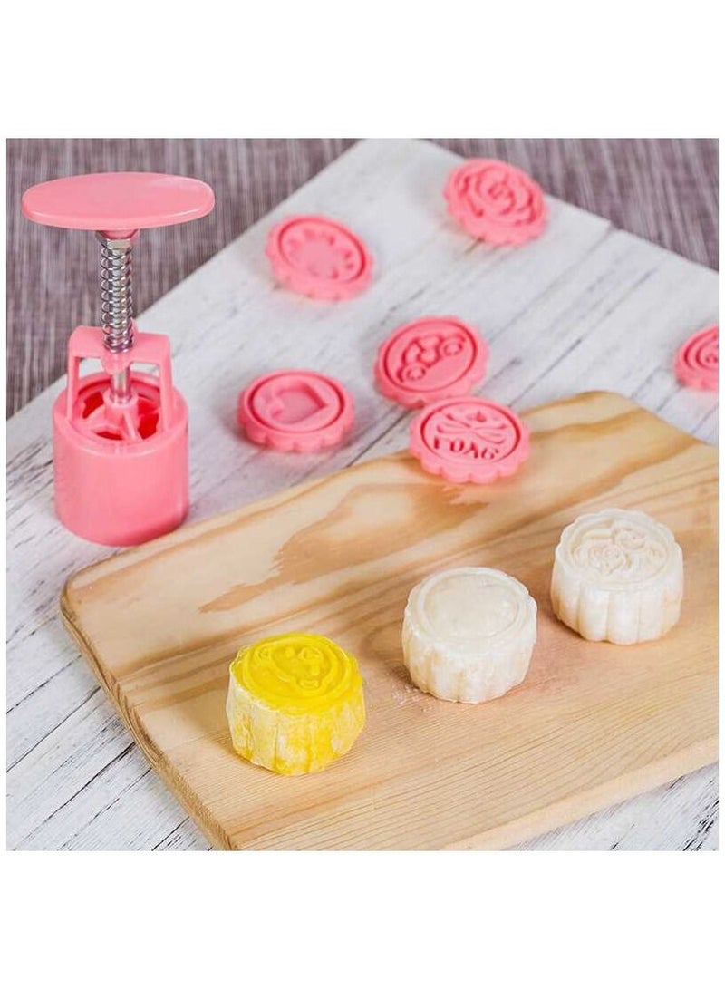 New in Practical and Durable Strong Mooncake Mold Mid-Autumn Festival Hand Press Moon Cake Cutter Molds Set Drop Shipping - Image 4