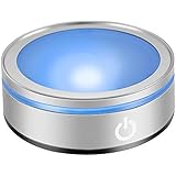 IFOLAINA IFOLAINA LED Light Base Multicolor Round Show Stand Display Plate for 3D Crystal Glass Art with Sensitive Touch Switch  - Image 1