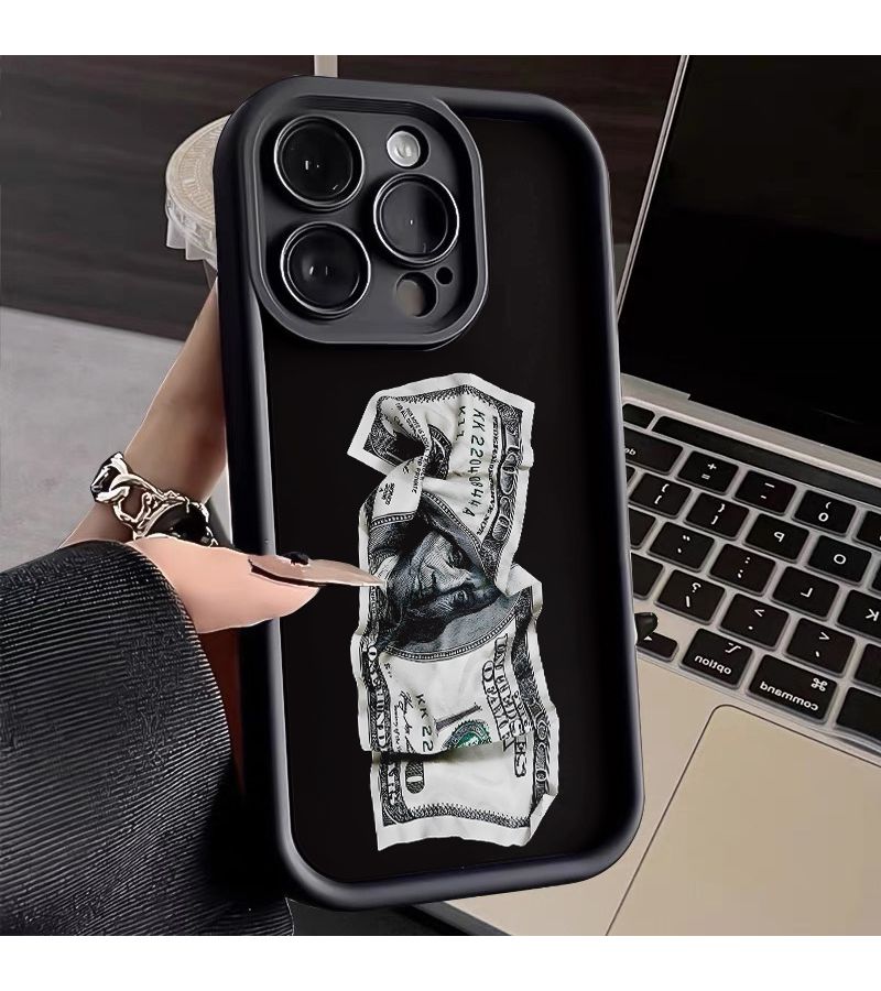 Black High Bamboo Money Fun Creative Cool Pattern Phone Case Suitable For Apple iPhone 16 Pro Max - Image 4