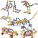 KUTOI Stem Building Blocks Set 167 Pcs With Wheels Ideal for 5 Year Old Boys and Girls Educational and Creative Building Games - Image 4