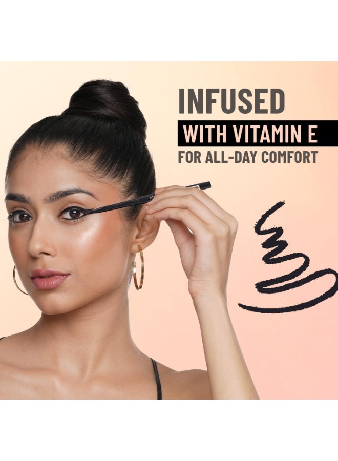 SWISS BEAUTY You & Eye Power Black Pencil Kajal | Waterproof & Smudge-Proof | 24 Hour Stay | Matte Finish Black Kajal | 0.30gm - Image 5