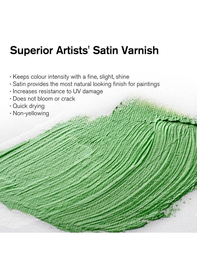 WINSOR & NEWTON Professional Artists' Satin Varnish, 75ml (2.5oz) Bottle  - Image 2