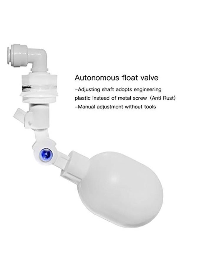 SYOSI - SYOSI Float Ball Valve, Aquarium Auto Water Filler Water Level Controller for Fish Tank Adjustable Float Valve Top-Off Water System for Aquarium - Image 1
