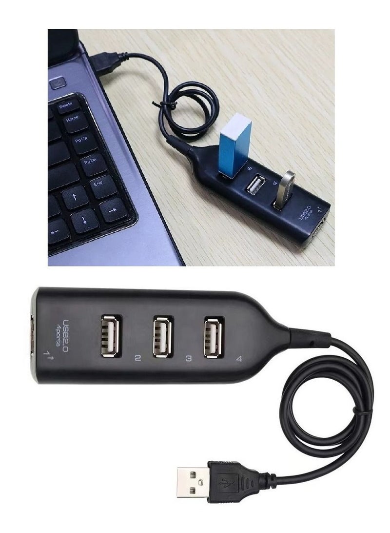 CATANES USB 2.0 4-Port Hub Adapter for MacBook High Speed Charging and Data Transfer Hub - Image 1