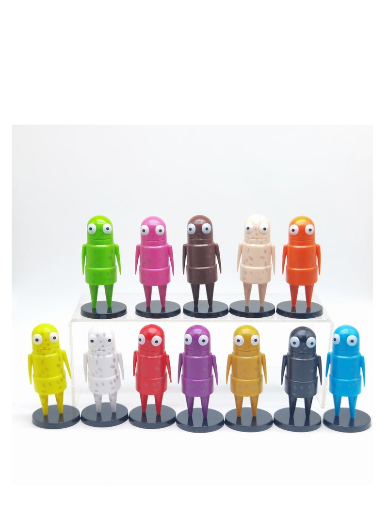 Y&D - 12 pcs Repo Action Figure Toys For Fans  Series Figures Model Birthday Cake Toppers - Image 1