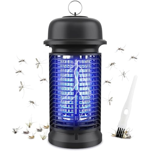 Pivalo Bug Annihilator Insect Killing Machine Mosquito Eliminator 20W Electric Bug Zapper with Shock-Resistant ABS UV Light Residential & Commercial Pest Catcher (Black, Pack of 1) - Image 1