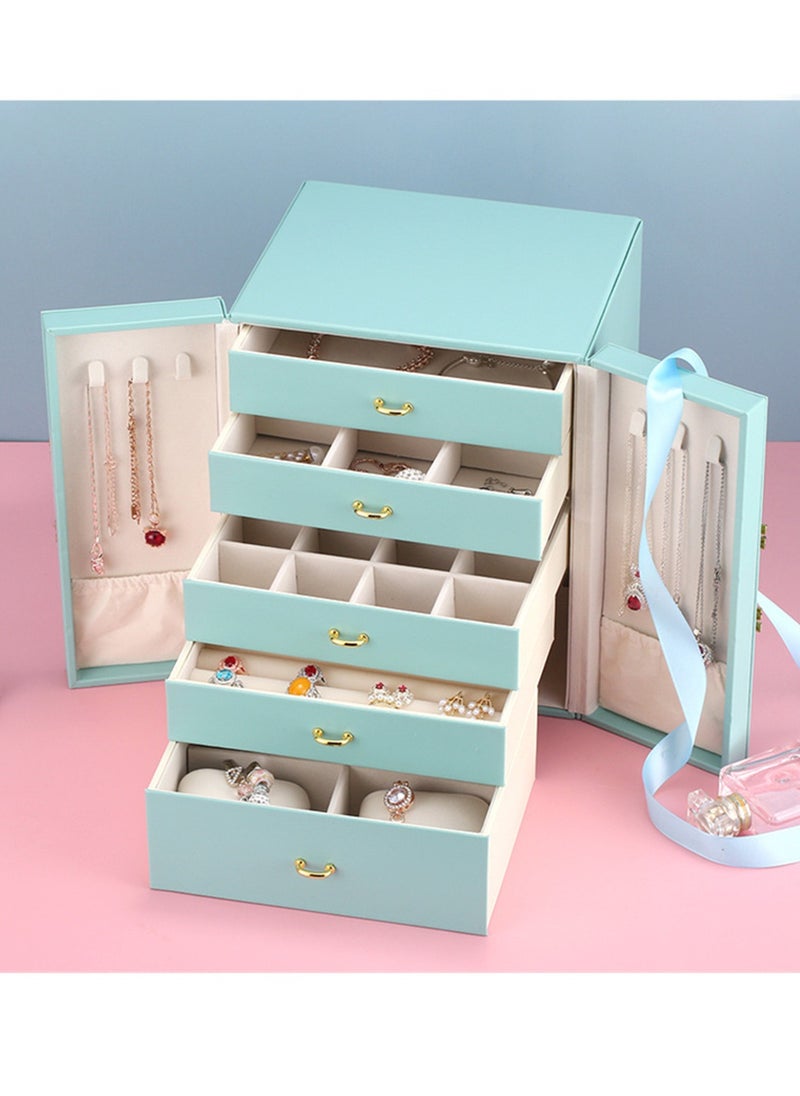 Generic - Luxury jewelry storage box multi-layer large capacity high-end jewelry box - Image 1