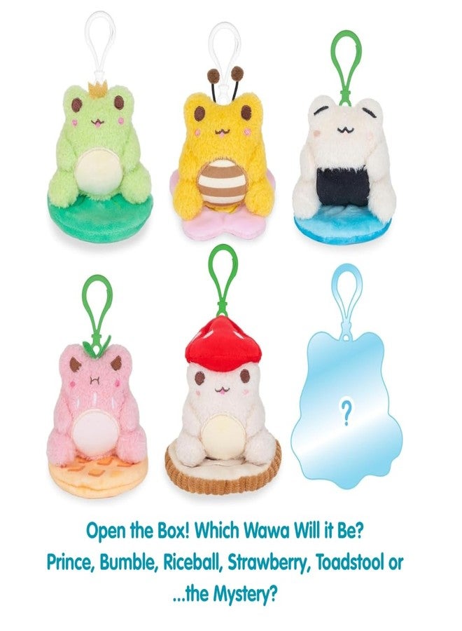 Cuddle Barn دمى كادل بارن بلش غولز - واوا فيتس واوا سيتس صندوق عمياء سلسلة 1 | ضفدع كيوت كاواي قابل للجمع، 3 بوصات - Image 3