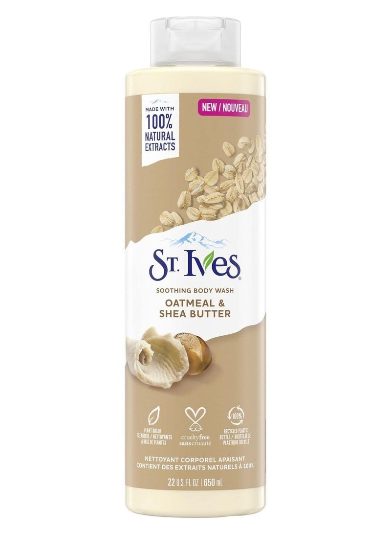 St. Ives Soothing Body Wash Oatmeal & Shea Butter 650ml