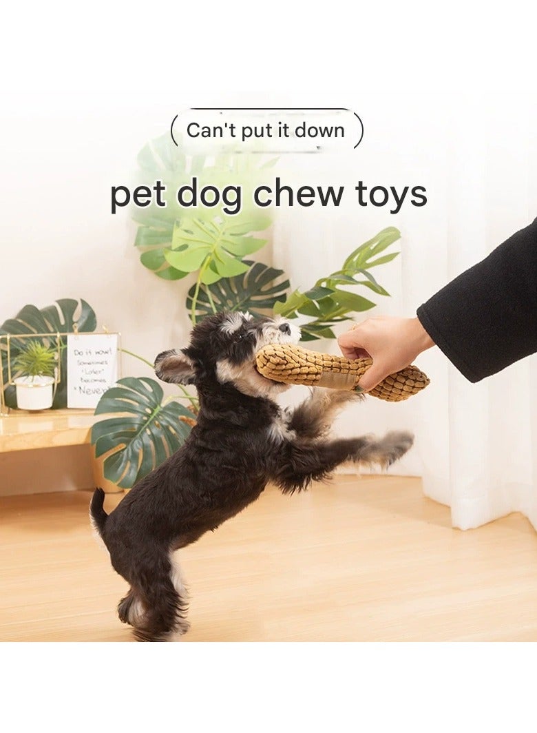 Goolsky Creative Bite-Resistant Sound-Making Plush Bone Toy – Universal Dental-Cleaning Interactive Pet Toy - Image 2