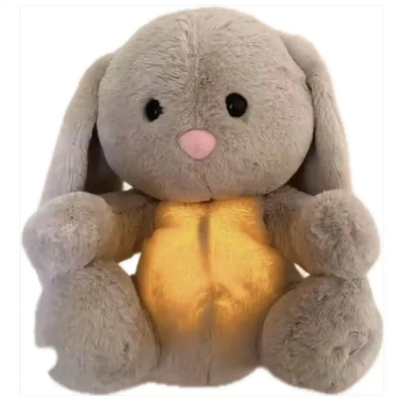 Y&D Breathing Glowing Soothing Little Rabbits Plush Toys Doll Plush Toy Mother and Child Kangaroo Animal Doll Plush Pet - Image 3