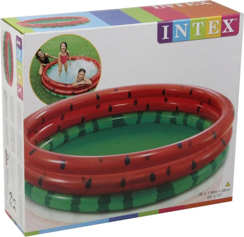 INTEX İntex Watermelon Patterned Inflatable Pool 168x38 cm