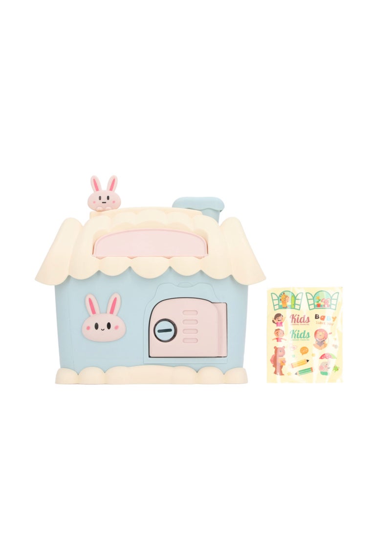 Velaurs Cute Rabbit House Children's Piggy Bank Box Multifunctional Decorative Pen Holder  - Image 1