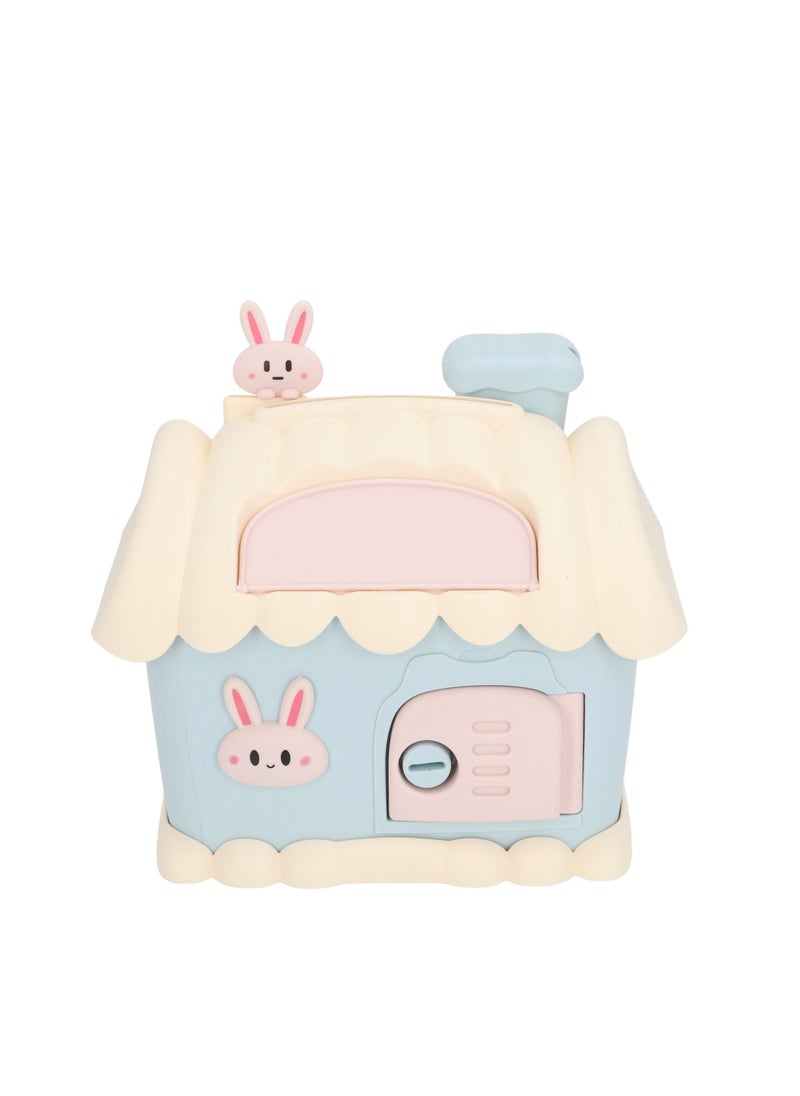 Velaurs Cute Rabbit House Children's Piggy Bank Box Multifunctional Decorative Pen Holder  - Image 2