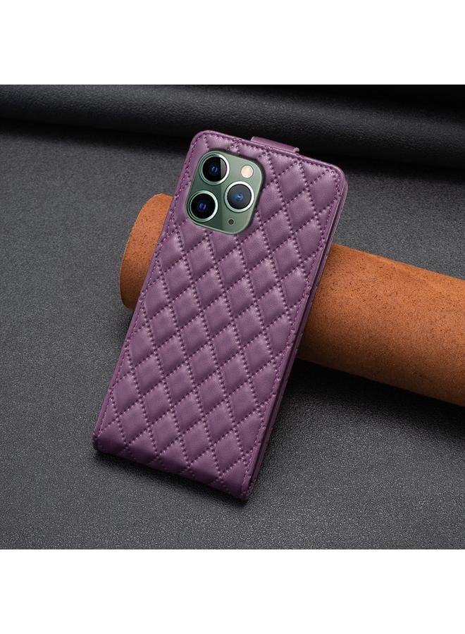 Zaboon Case For iPhone 11 Pro Max Diamond Lattice Vertical Flip Leather Phone Case - Image 3