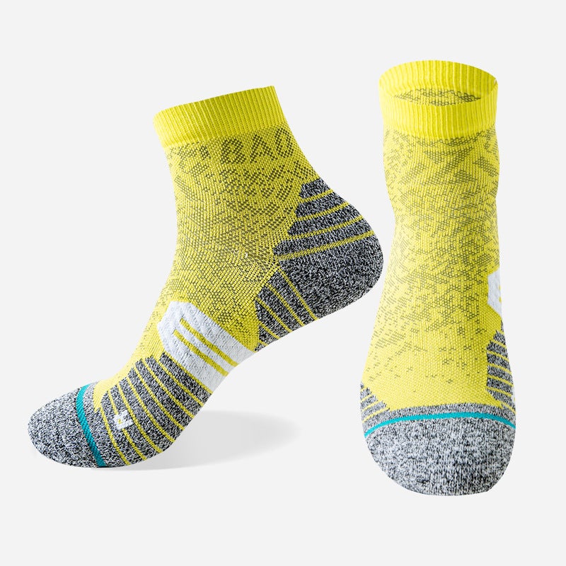 Womens Thick Towel-Soled Socks Yellow - Image 1