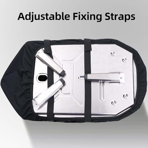 NOELIFE Carry Cover for Ooni Karu 12 and Karu 2 Pizza Oven, Waterproof Pizza Oven Accessories for Ooni 12 with Seperate Chimney Bag, with Bottom Straps for Fixation (Oven Not Included) - Image 5