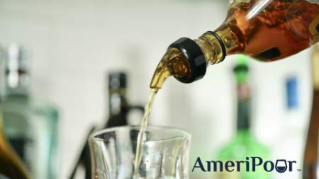 AmeriPour Measured Liquor Pourers - Large Cork For Oversized Bottles - Made 100% In The USA. Bar Spouts That Don't Leak - No Cracks, Just A Perfect Cocktail Pour Everytime. (Clear, 1oz (30ml) - 3 Pack) - Image 4