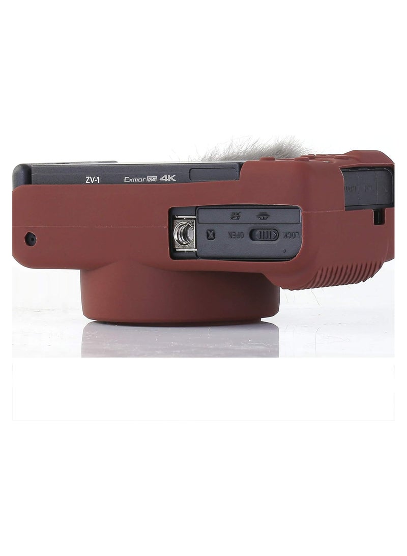 Camera Case for Sony ZV-1, ZV1 Camera Case Digital Camera Scratch Resistant Slim Soft Camera Case with 2 Pieces Screen Protector for Sony ZV-1 - Image 4