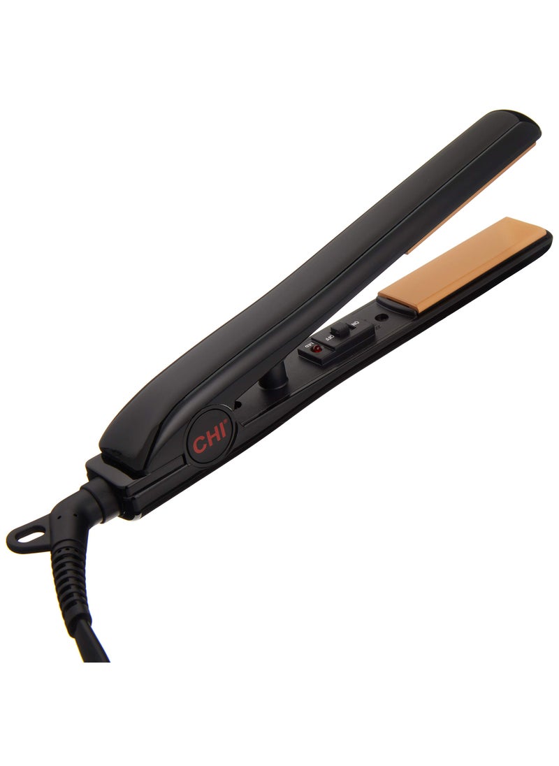 CHI CHI Tourmaline Ceramic Mini Flat Iron, Hair Straightener For An Even & Smooth Finish, Dual Voltage, 0.75" Iron 