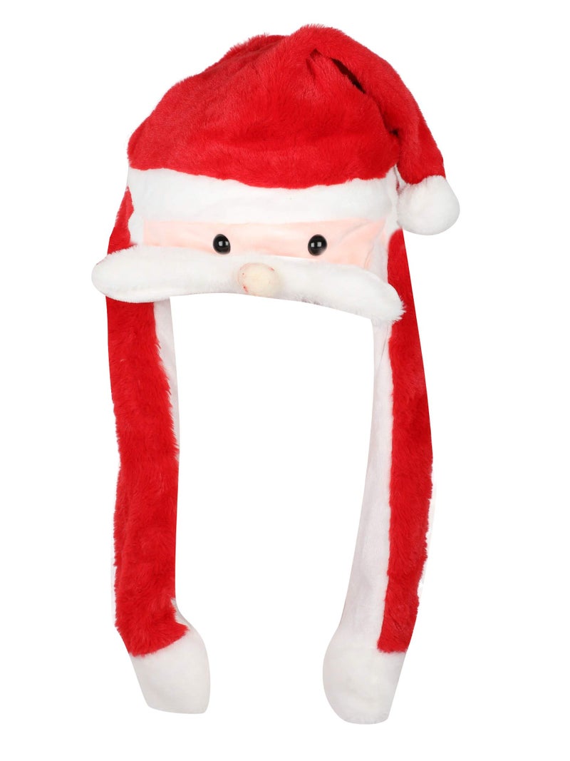 FabSeasons Kids Santa caps for Boys & Girls (5 Years & Above) Made of Plush Fabric, Ideal for Christmas Parties - Image 5