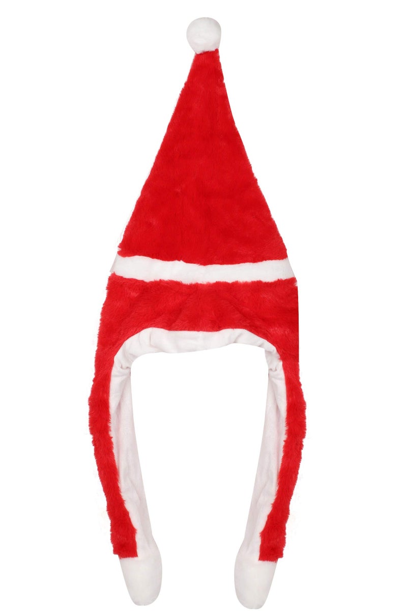 FabSeasons Kids Santa caps for Boys & Girls (5 Years & Above) Made of Plush Fabric, Ideal for Christmas Parties - Image 3