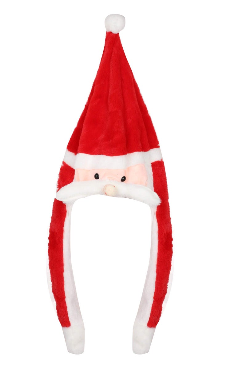 FabSeasons Kids Santa caps for Boys & Girls (5 Years & Above) Made of Plush Fabric, Ideal for Christmas Parties - Image 2