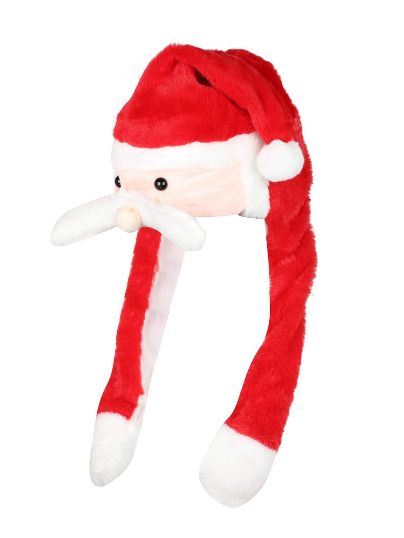 FabSeasons Kids Santa caps for Boys & Girls (5 Years & Above) Made of Plush Fabric, Ideal for Christmas Parties - Image 1