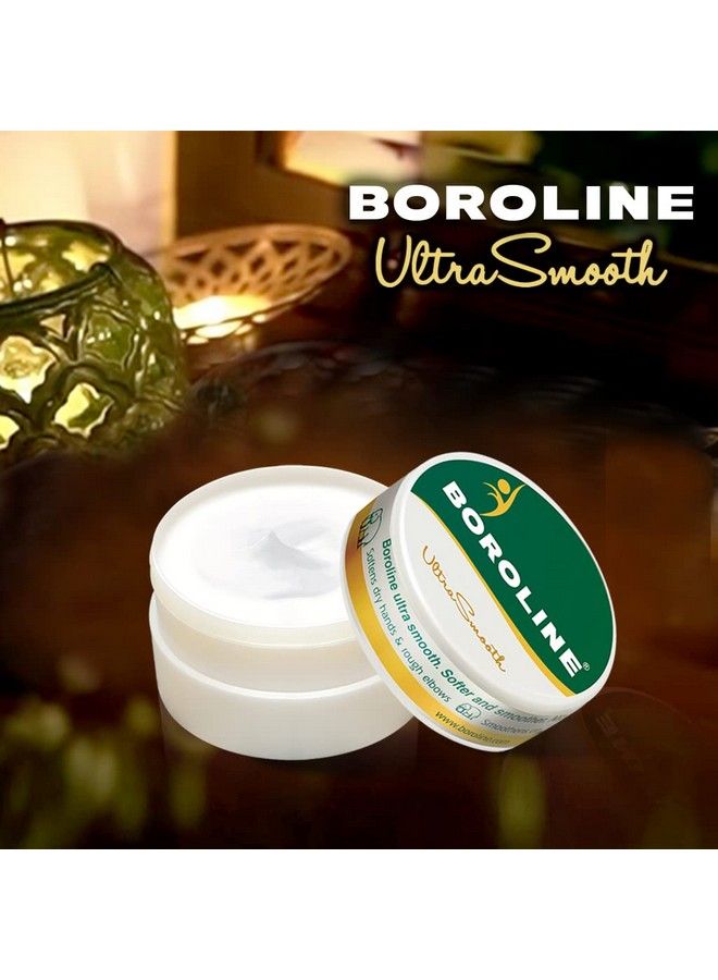 BOROLINE Antiseptic Ayurvedic Cream 100Gm X 1 + Ultrasmooth Night Cream 100Gm X 1 Plus Free Bo Body Lotion Trial Packs 20Ml X 2 ; Softens Smoothens & Repairs Dry Skin (Pack Of 4)  - Image 3