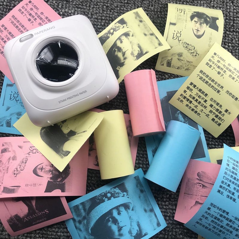 Meow Meow Machine Ericsson Wrong Question Machine 57*30 Color Sticker Color Paper Self-Adhesive Label Paper Thermal Printing Paper - Image 4
