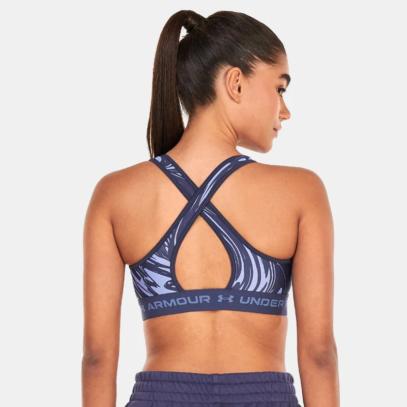 UNDER ARMOUR Women's Armour Medium Support Printed Sports Bra