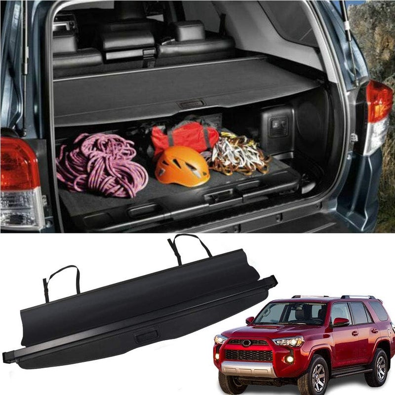 Marretoo Retractable Cargo Cover for Toyota 4Runner (2010-2021) - Black Security Shield Shade - Image 1
