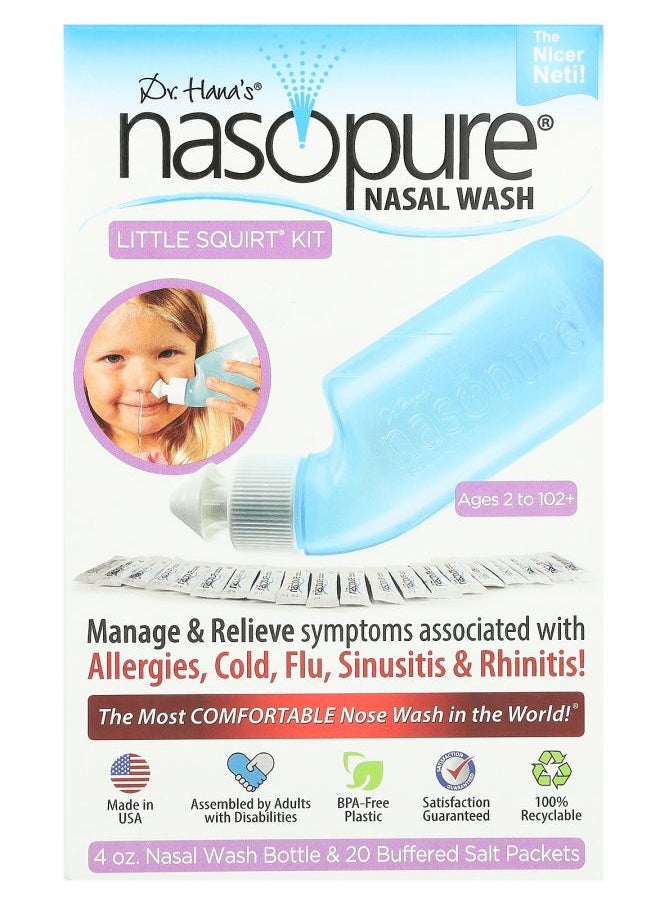 Nasal Wash Little Squirt Kit Ages 2 to 102+ 1 Kit - pzsku/Z6F07AB5A0856C4B9368DZ/45/_/1728489476/445cd40d-ab68-4df9-a9be-08d0a4a6fc9d