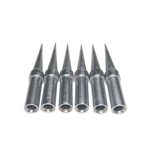 IGREAT 6pcs Replacement Tips for Weller ET Soldering Iron Tips for WES51/50,WESD51,WE1010NA,PES51 / 50,LR21 ET Tip Series (6PCS-02) - Image 2