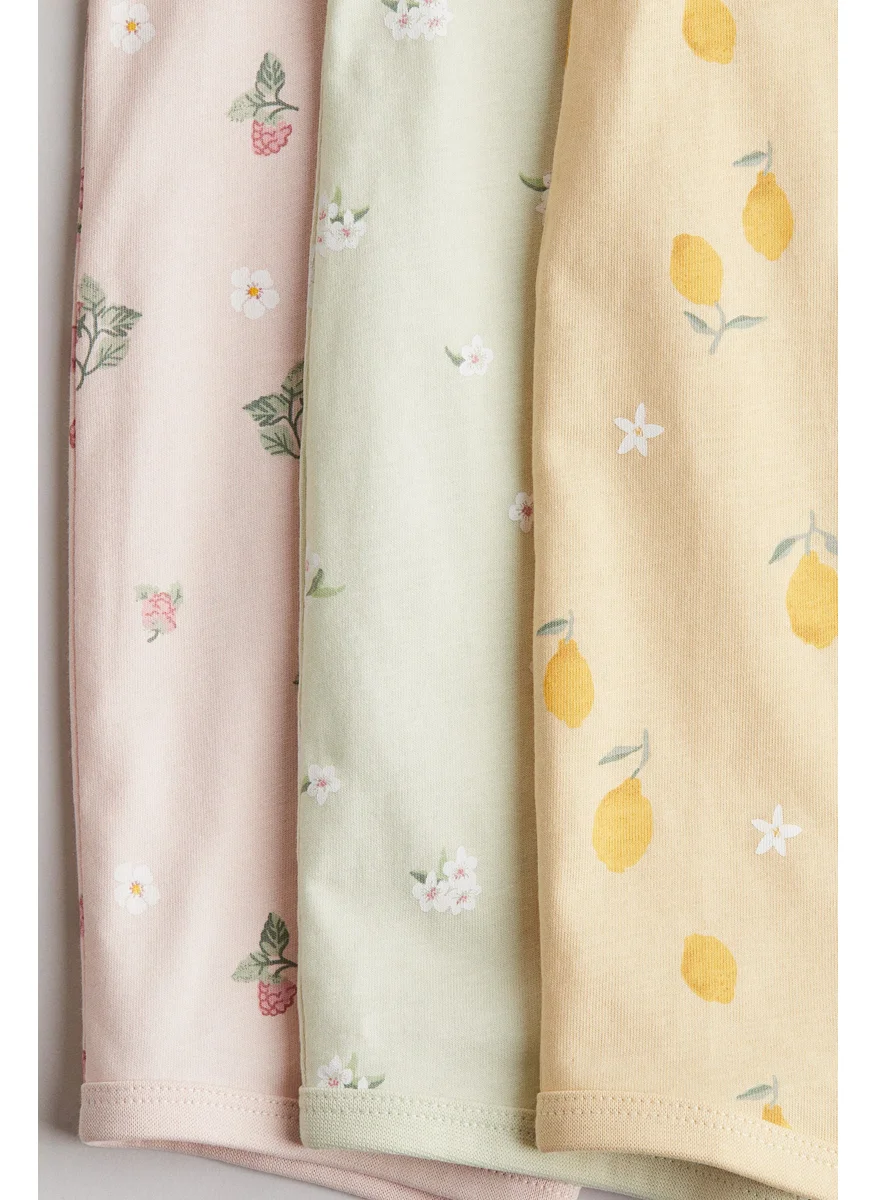 H&M 3-Pack Cotton Pyjamas