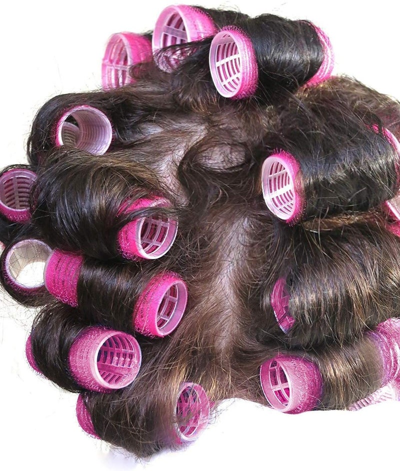 BESSEEK Hair Rollers  12 Pack Self Grip Salon Hairdressing Curlers  Diy Curly Hairstyle Colors May Vary  Small - Image 4