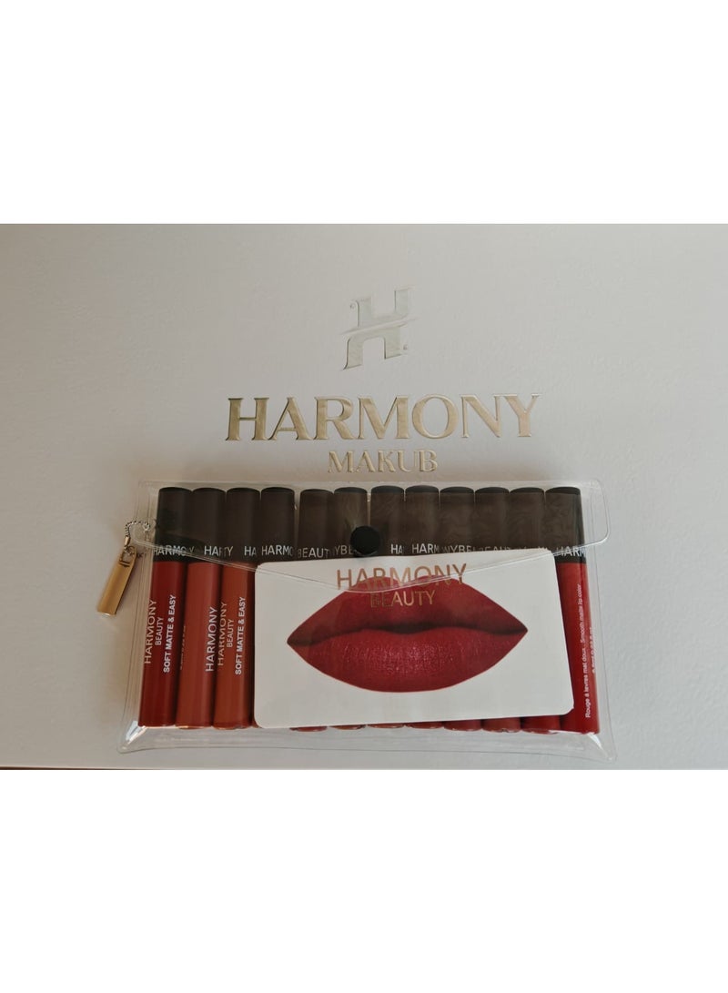 Harmony Sephora alternative lipstick, 12 shades, by Harmony Beauty Makeup - Image 4