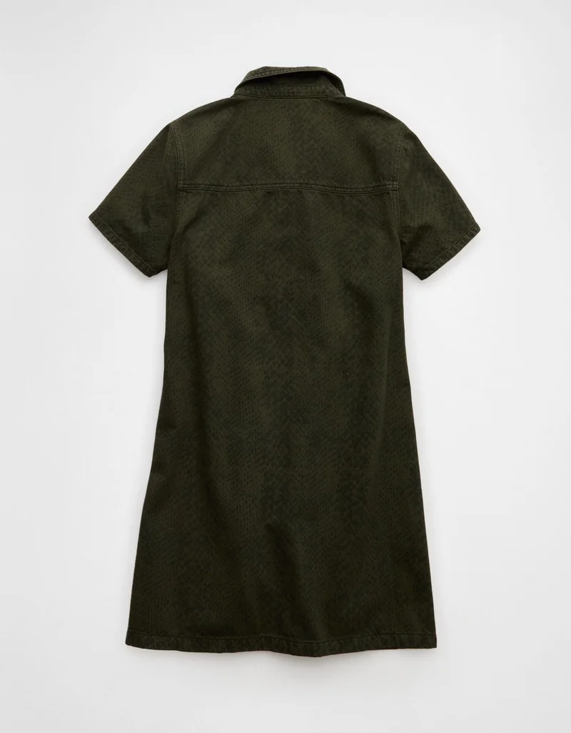 American Eagle AE Denim Shirt Mini Dress