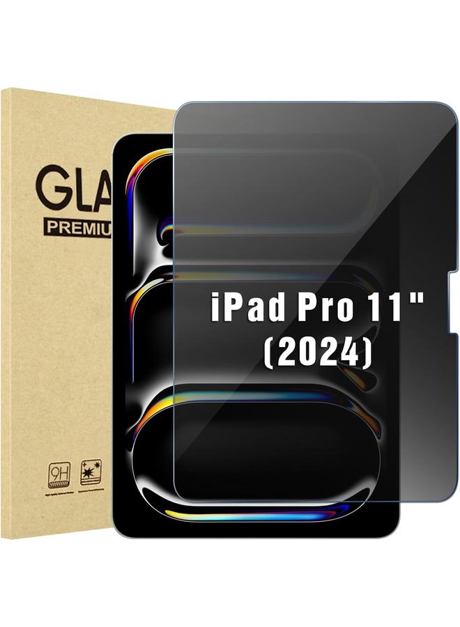 Procases 1 Pack Screen Protector For Ipad Pro 11 Inch M4 2024 Privacy Anti Spy Tempered Glass Film For Ipad Pro 11" 5Th Generation A2836 A2837 A3006 - Image 1