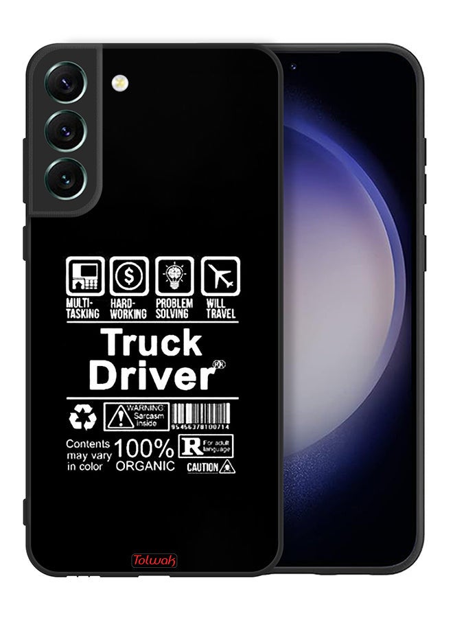 Tolwak Samsung Galaxy S21 Plus 5G Protective Case Cover Truck Driver Sticker - Image 2