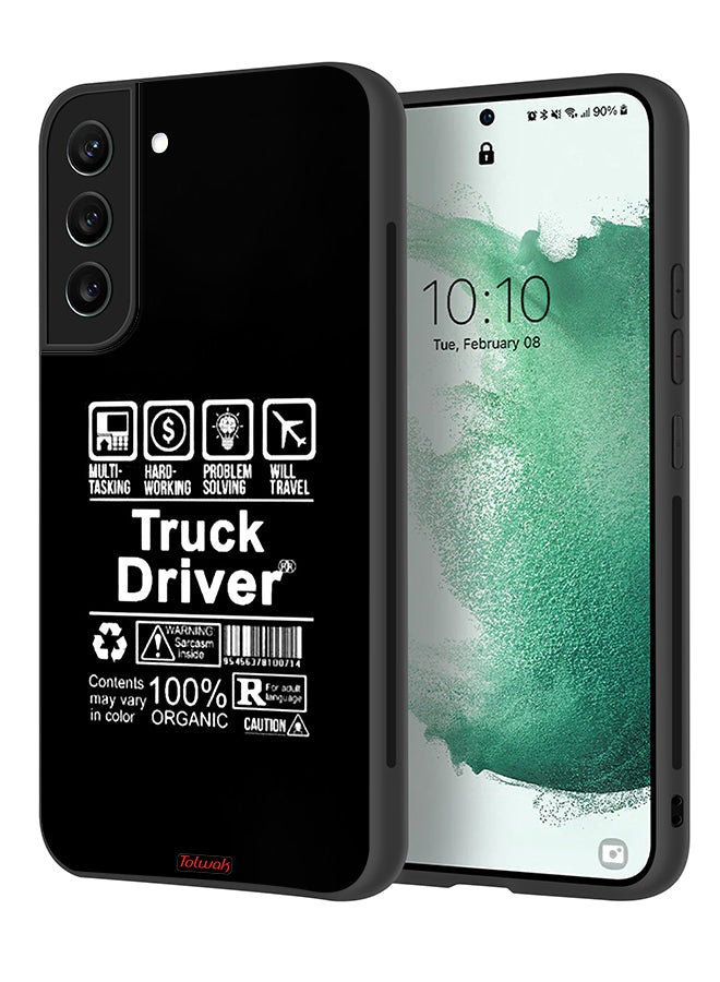 Tolwak Samsung Galaxy S21 Plus 5G Protective Case Cover Truck Driver Sticker - Image 1